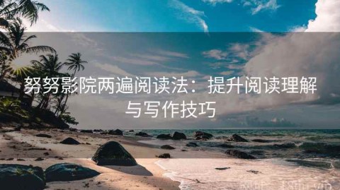 努努影院两遍阅读法：提升阅读理解与写作技巧