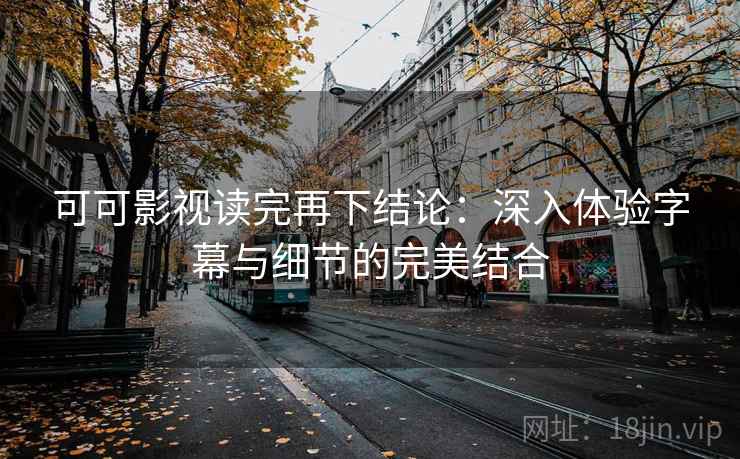 可可影视读完再下结论：深入体验字幕与细节的完美结合